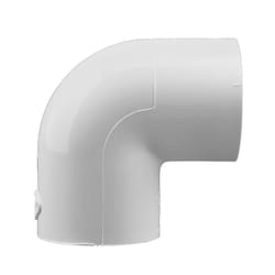 Boshart Industries Schedule 40 1-1/2 in. Slip X 1-1/2 in. D Slip PVC 2 in. 90 Degree Elbow 1 pk