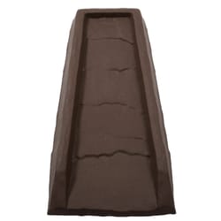 Master Mark 2.5 in. H X 11.5 in. W X 24 in. L Chocolate Brown Plastic Splash Block