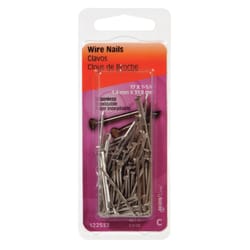 Hillman 17 Ga. X 1-1/4 in. L Stainless Steel Wire Nails 1 pk 2 oz