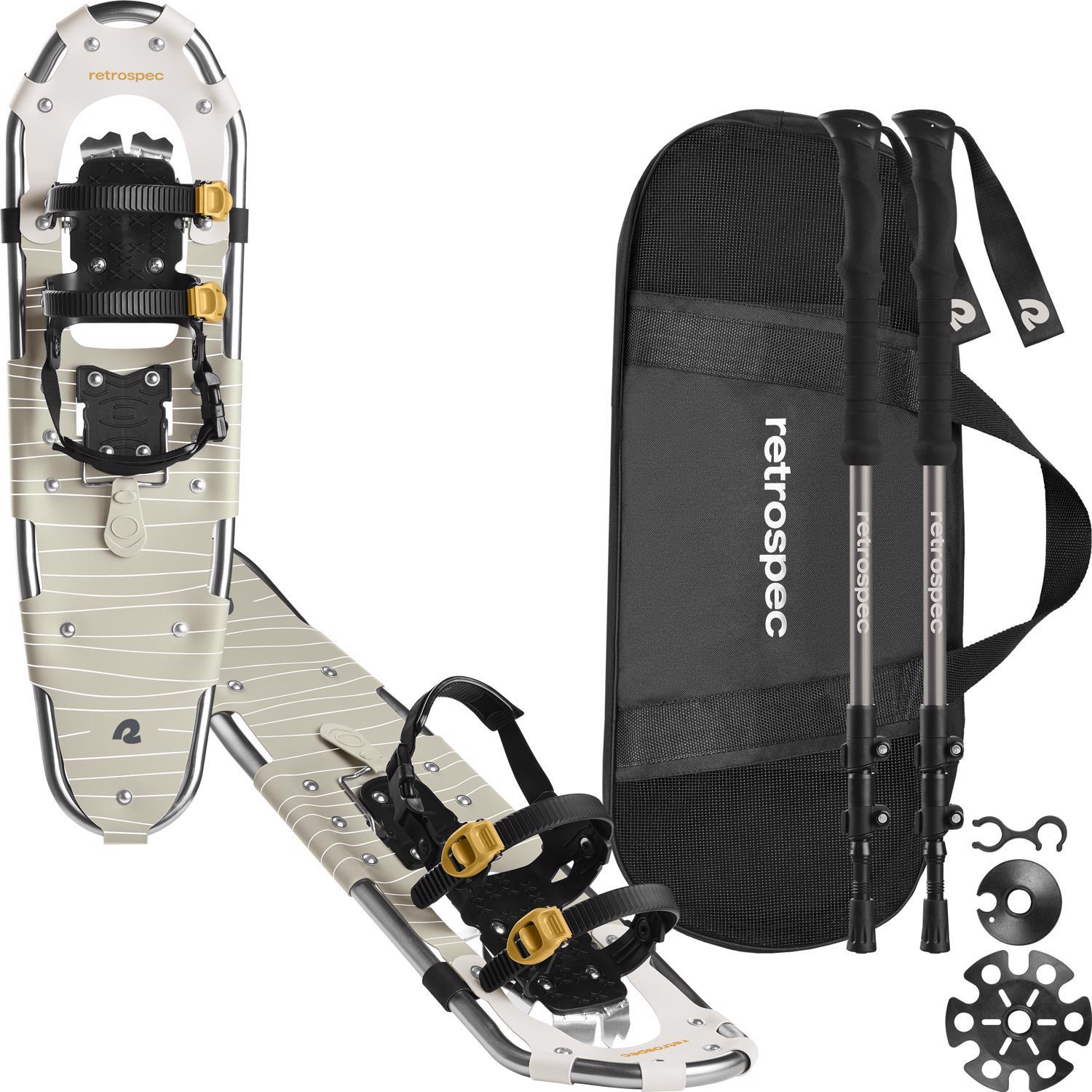 Retrospec Drifter 30 in. Unisex Snowshoe Bundle Laurel Mfr