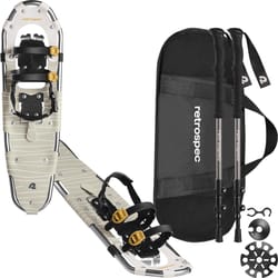 Retrospec Drifter 30 in. Unisex Snowshoe Bundle Laurel