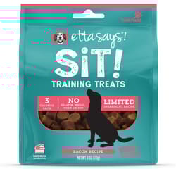 Etta Says! Sit! Bacon Grain Free Training Treats For Dogs 6 oz