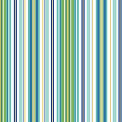 Jordan Manufacturing Multicolored Stripe Polyester Wicker Settee Cushion