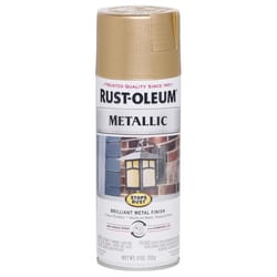 Rust-Oleum Stops Rust Metallic Warm Gold Spray Paint 11 oz