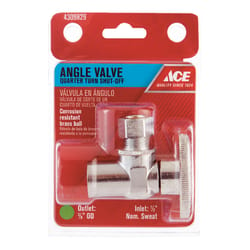 Ace Sweat Compression Brass Shut-Off Valve