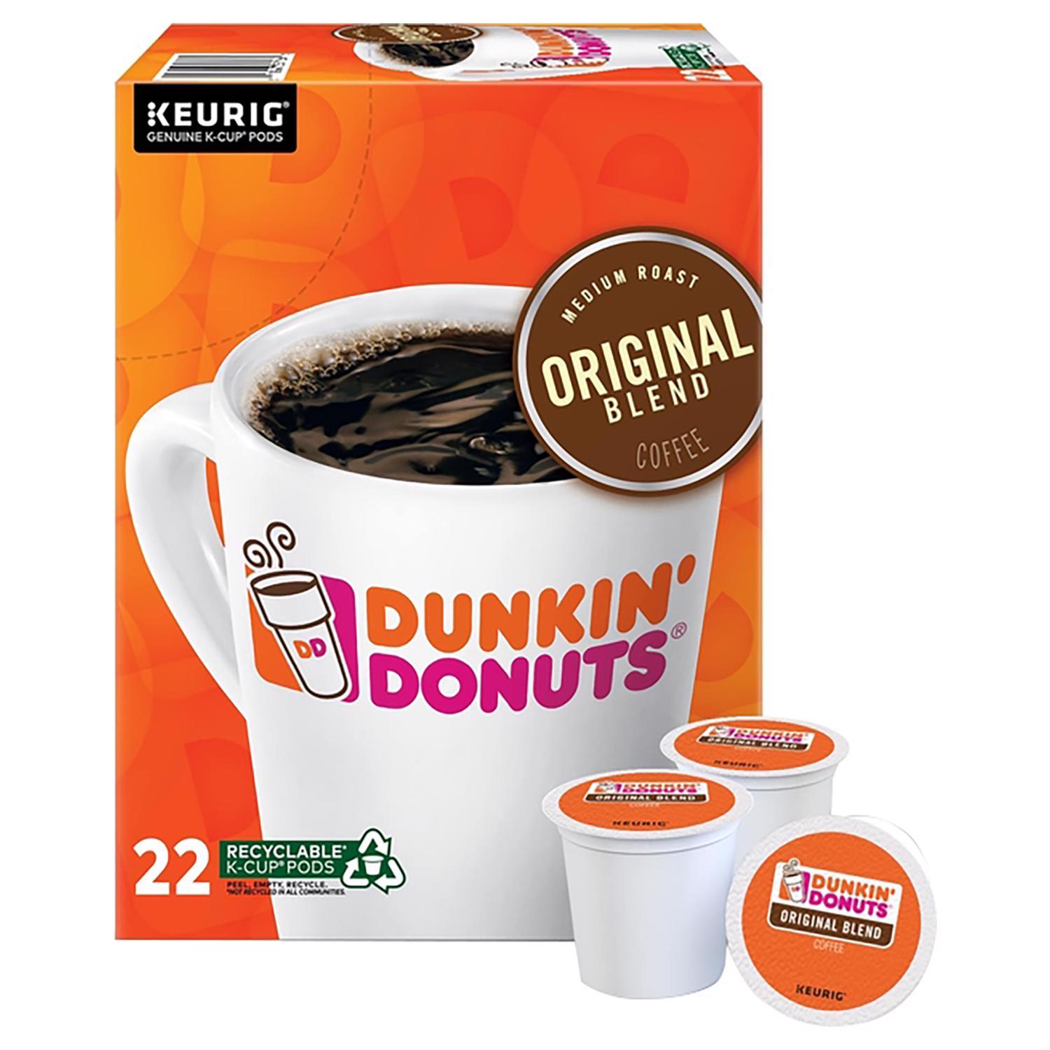 Photos - Other interior and decor Keurig Dunkin' Donuts Original Blend Coffee K-Cups 22 pk 5000380509 