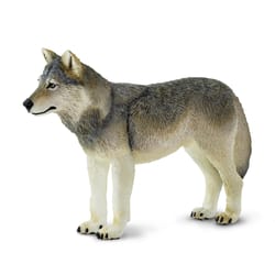 Safari Ltd. Wildlife Gray Wolf Figure Toy