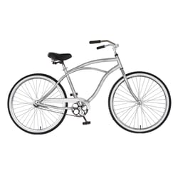 Cycle Force Men 26 in. D Cruiser Bicycle Silver