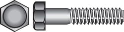 HILLMAN 3/8 in. D X 4 in. L Hot Dipped Galvanized Steel Hex Bolt 50 pk