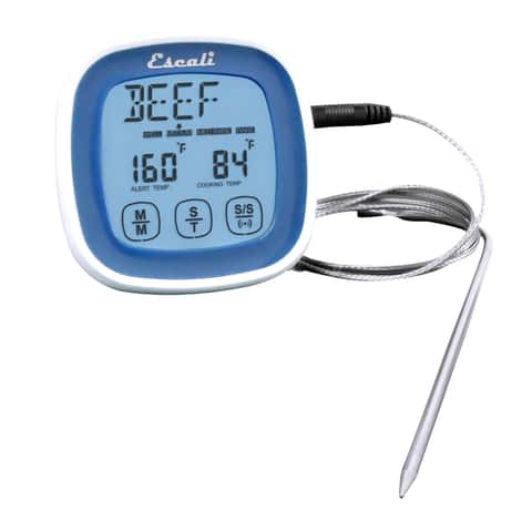 Rechargeable LCD Indoor Outdoor Digital Touchscreen Thermometer