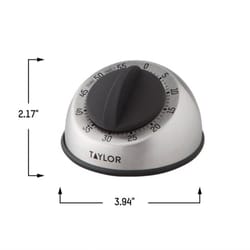 Taylor Pro Mechanical Stainless Steel Timer