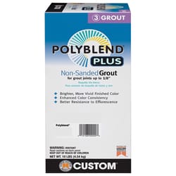 Custom Building Products Polyblend Plus Indoor and Outdoor Natural Gray Non-Sanded Grout 10 lb