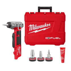 Milwaukee M12 1 in. Expansion PEX Tool Kit Black/Red 1 pc