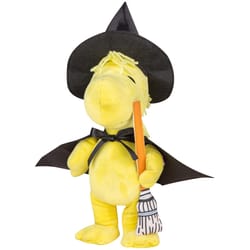 Peanuts 15.36 inch Peanuts Waddler Woodstock as Witch w/Broom Halloween Decor