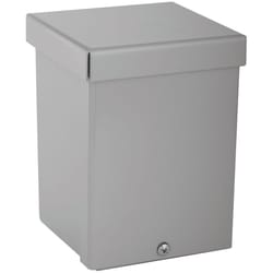 Raco Rectangle Steel 4 in. H X 6 in. W Screw Box Cover