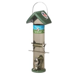 Audubon Going Green Wild Bird 2 lb Plastic Mixed Seed Tube Bird Feeder 4 ports