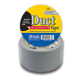 Bazic Products 1.88 in. W X 10 yd L Silver Duct Tape