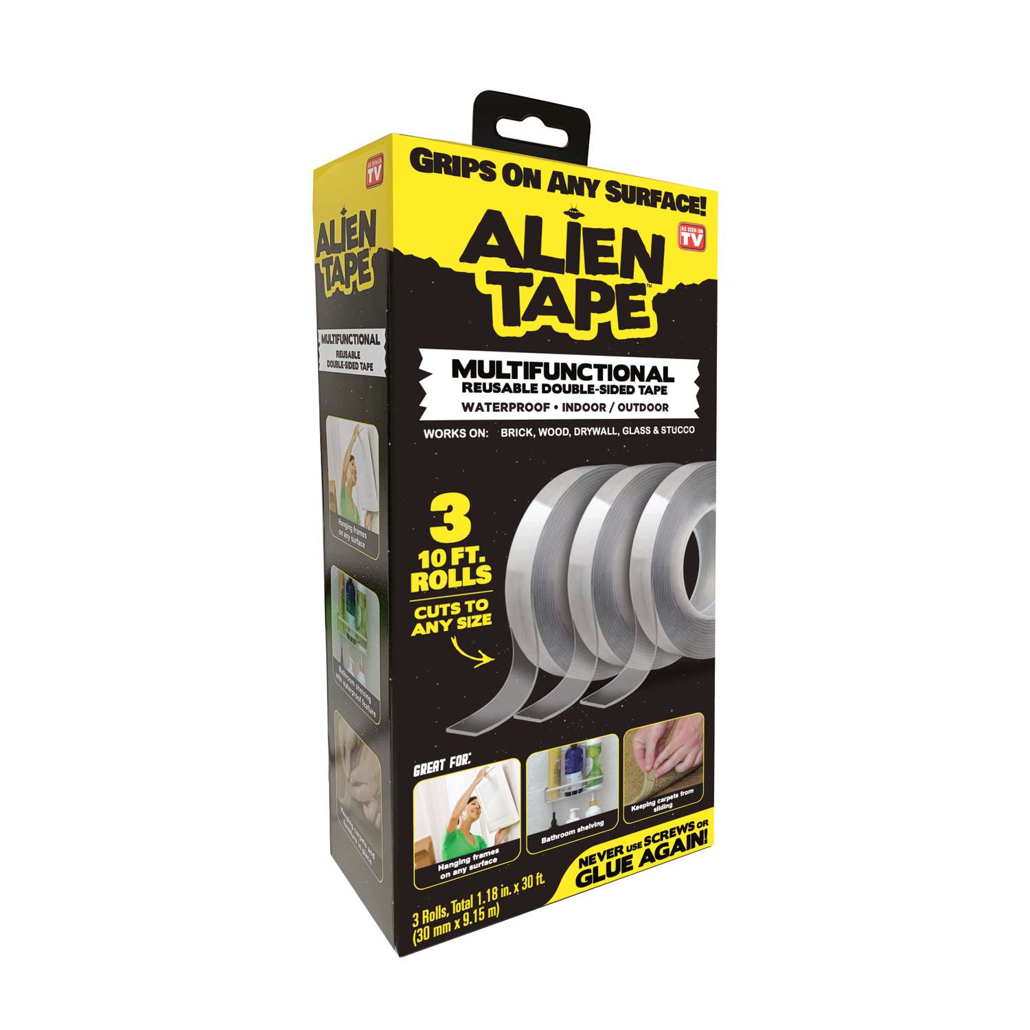 Alien Tape 30 ft. L Double Sided Tape Clear Ace Hardware