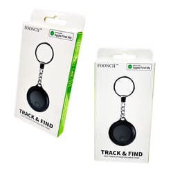 Novelty Inc Gadget Gear Black/Silver Key Chain Item Tracker For Apple 1 ft. L