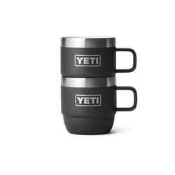 YETI Rambler 6 oz Espresso Black BPA Free Insulated Mug