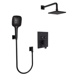 Huntington Brass 1-Handle Matte Black Shower Faucet