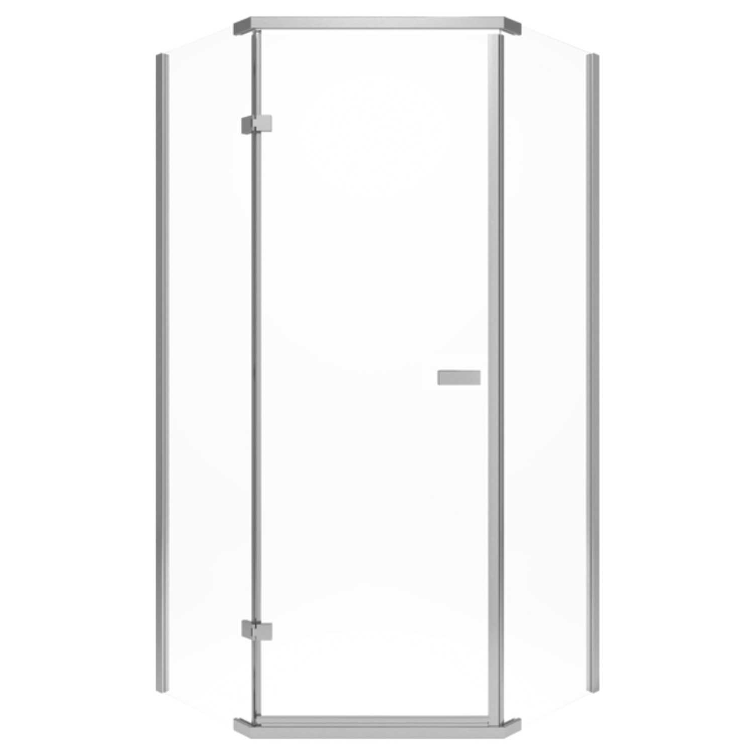 Delta 71 7 8 In H X 35 7 8 In W Chrome Frameless Shower Door