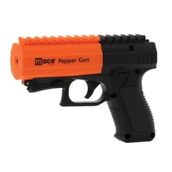 Mace 2.0 Black/Orange Aluminum/Plastic Pepper Gun with Strobe LED