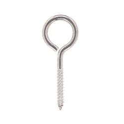 Hampton 3/8 in. X 4-1/2 in. L Stainless Stainless Steel Lag Thread Eyebolt