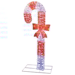 Sienna LED Red/White Candy Cane 48 in. Yard Decor