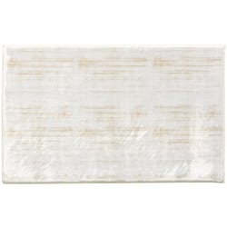 Cozy Living 21 in. W X 33 in. L Brown/White Golden Threads Polyester Accent Rug
