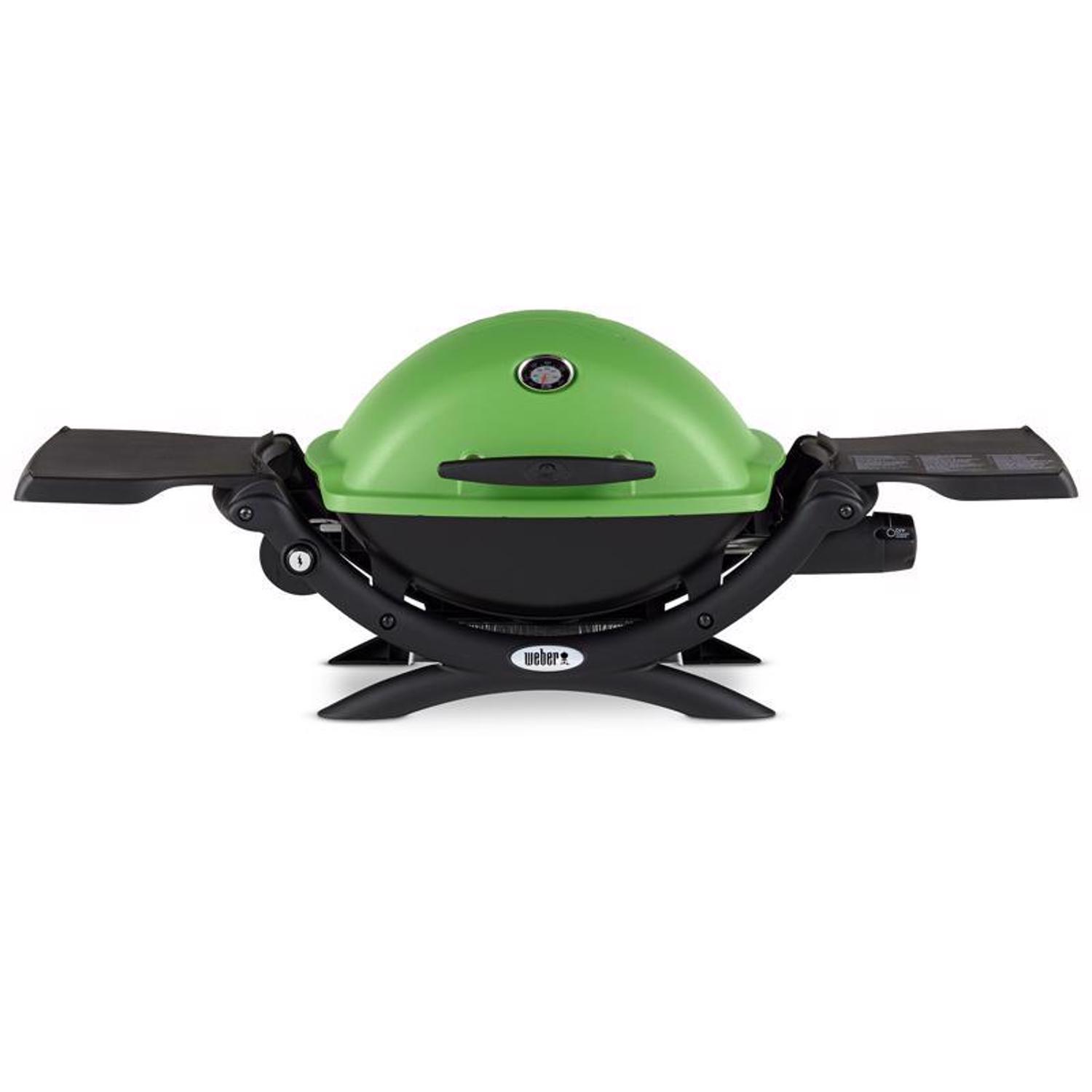 Weber Q1200 1 Burner Liquid Propane Grill Green Sansujyuku sansujyuku.com