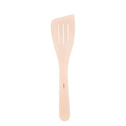 Pacific Merchants Natural Beechwood Spatula with Curve Edge