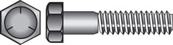 HILLMAN 1/4 in. D X 1/2 in. L Heat Treated Zinc Steel Hex Head Cap Screw 100 pk