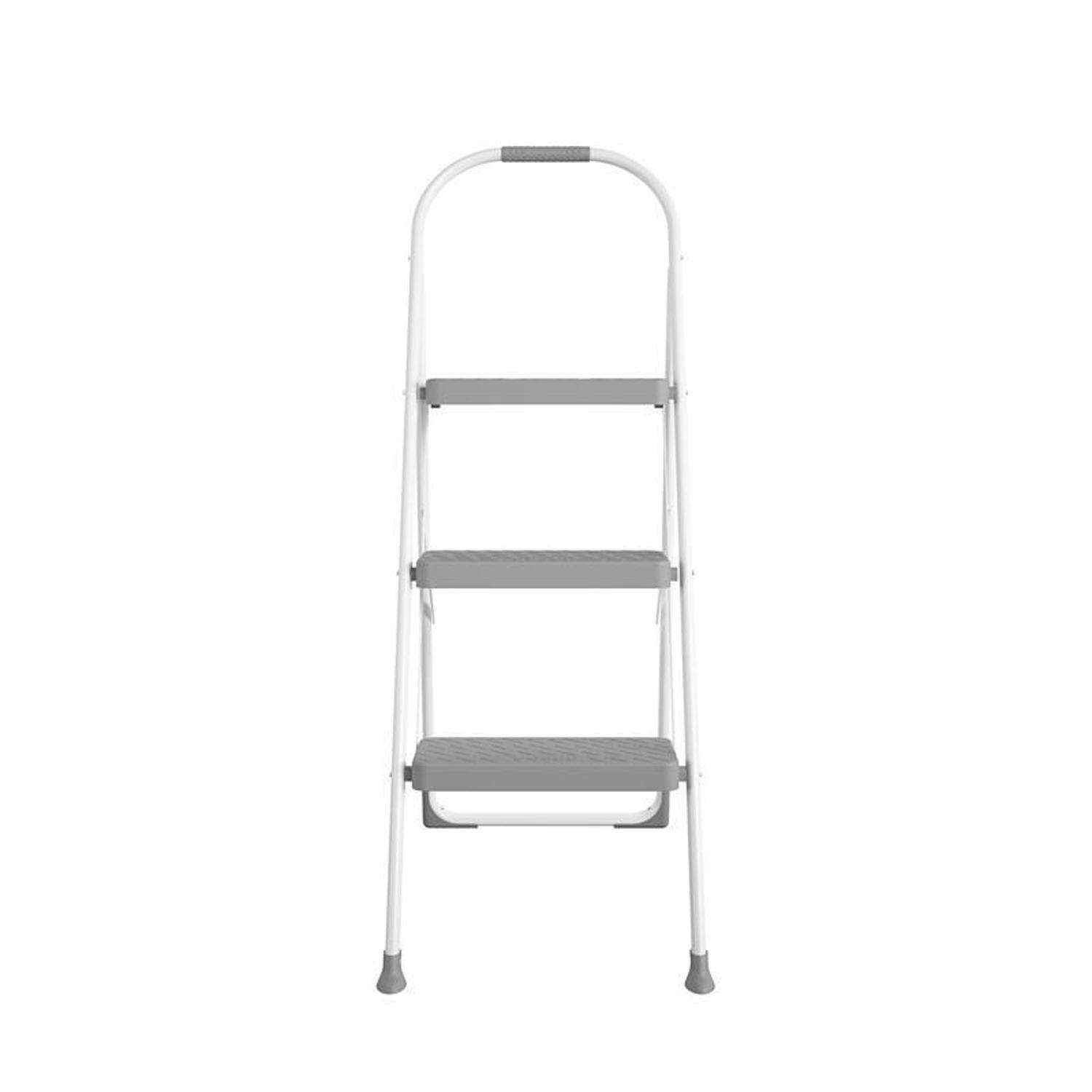 Cosco 47.6 in. H X 16.81 in. W X 2.91 in. D 225 lb. capacity 3 step Steel Folding Step Stool Mfr 11 448 WHG2 Ace Hardware