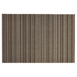 Chilewich 24 in. W X 36 in. L Brown Stripe PVC Vinyl Utility Mat