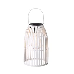 Glitzhome 8 lm White LED Solar Lantern