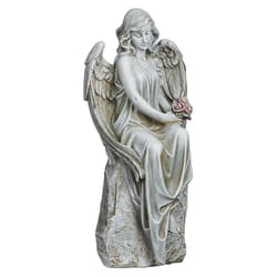 Roman Gray Polyresin 17.75 in. H Outdoor Decoration