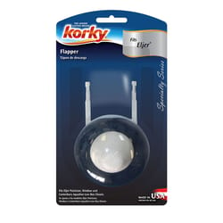 Korky Toilet Flapper Multicolored Rubber/Steel