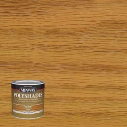 Minwax PolyShades Semi-Transparent Satin Honey Pine Oil-Based Stain/Polyurethane Finish 1/2 pt