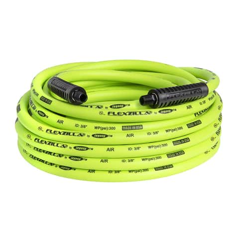 Grip 50 ft x 3/8 in USA Hybrid Air Hose 300 PSI - Lightweight, Low  Friction, Reduced Kinking - Solid Brass 1/4 NPT - Home, Garage, Workshop