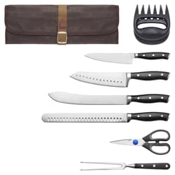 True PrimalForge Stainless Steel Brown/Silver Grilling Knife Set - Ace  Hardware