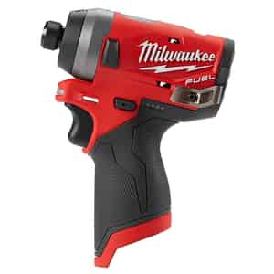 Milwaukee  M12 FUEL  12 volt 1/4 in. Hex  Cordless  Brushless Bare  Impact Driver  3300 rpm 1300 in- 