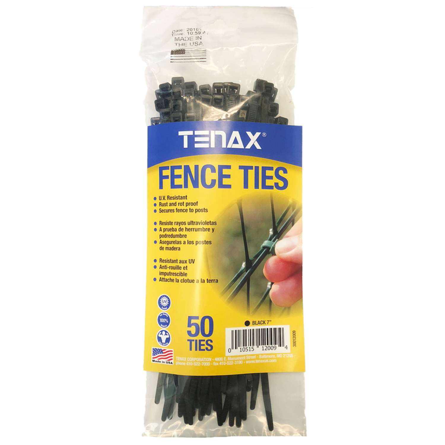 Fence Ties Black