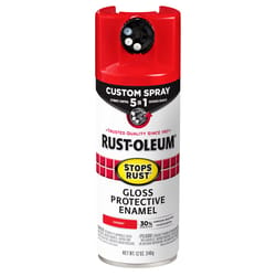 Rust-Oleum Stops Rust Indoor and Outdoor Gloss Red Oil Modified Alkyd Spray Paint 12 oz