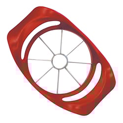 R&M International Red Plastic/Stainless Steel Apple Divider
