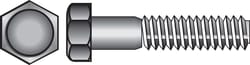 HILLMAN 1/4 in. D X 1-1/2 in. L Zinc Plated Steel Hex Bolt 100 pk