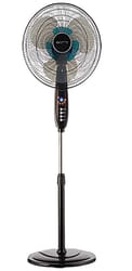 Polar Aire 53 in. H X 16 in. D 3 speed Oscillating Dual Blade Stand Fan