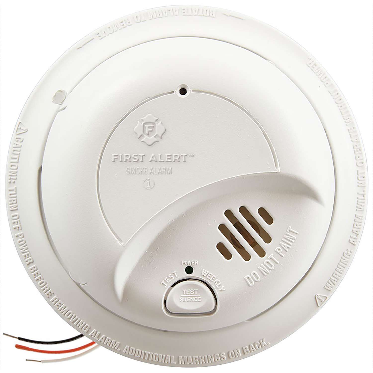 BRK HardWired w/Battery Backup Ionization Smoke/Fire Detector Ace