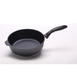 Swiss Diamond Cast Aluminum Saute Pan 9.5 in. 3.2 qt Black