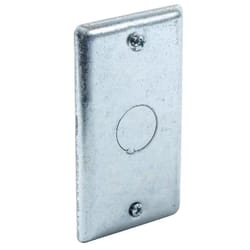 Southwire Rectangle Steel 1 gang Box Cover